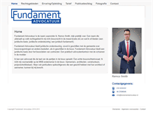 Tablet Screenshot of fundamentadvocatuur.nl